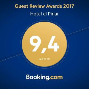 Hotel El Pinar es galardonado con el premio GuestReviewAward de Booking.com